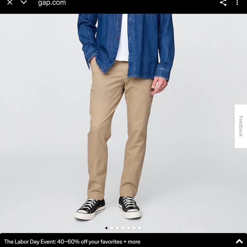 GAP Men's Tan Pants